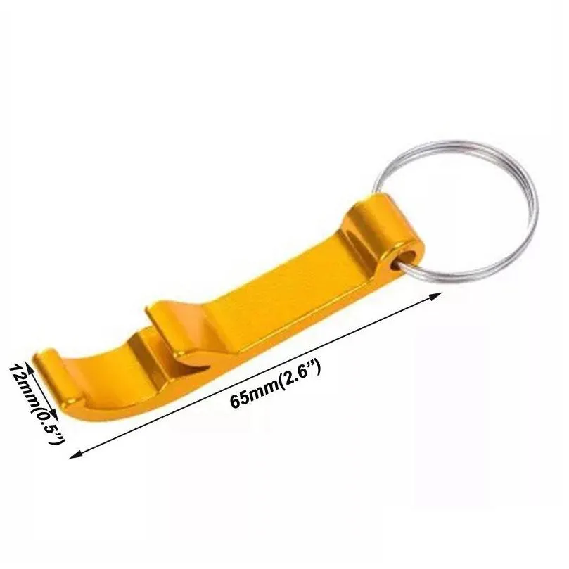 portable mini bottle opener keychain aluminum alloy beer bottle can openers creative key chain kitchen bar tool accessaries vt1932