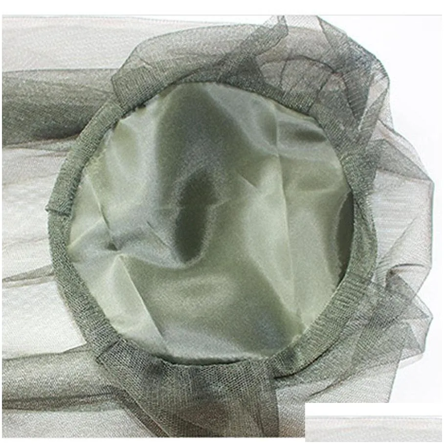 antimosquito cap travel camping hedging lightweight midge mosquito insect hat bug mesh head net face protector dh0891