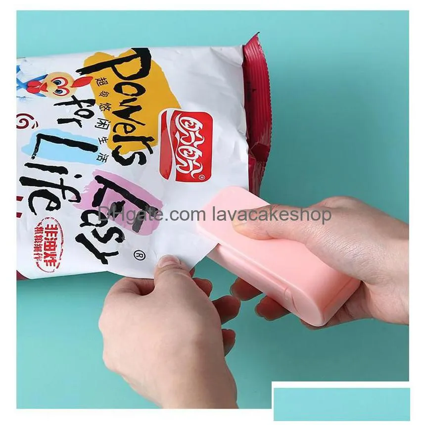 sealer machine bag clips portable heat sealing seal plastic snack packing sealer food preservation kitchen storage