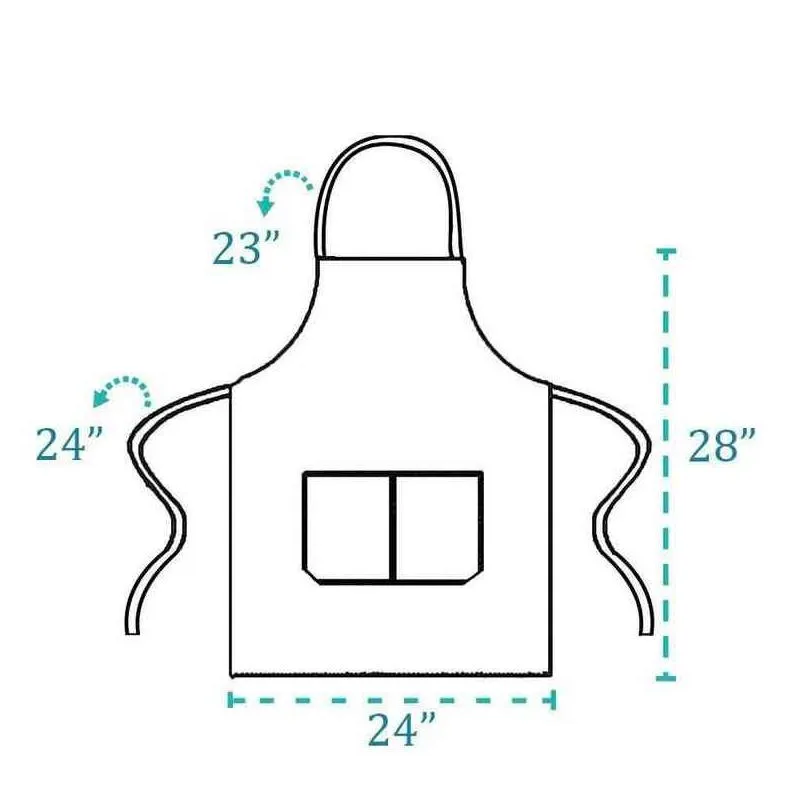 12 Pack Unisex Black Bib Apron Plastik With 2 Roomy Pockets Washable