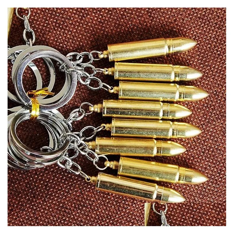 fashion simulation bullet key chain mixed design 25pcs/lot