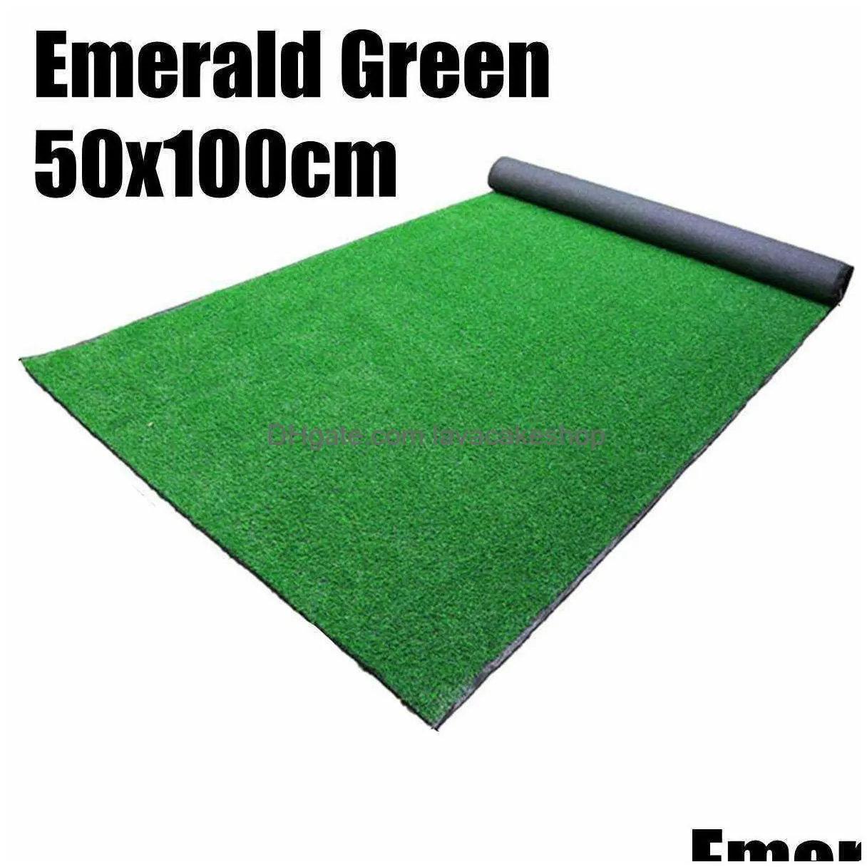 artificial lawn grass green turf carpets garden ornament diy craft artificial fake grass mat for wedding party decoration y0914