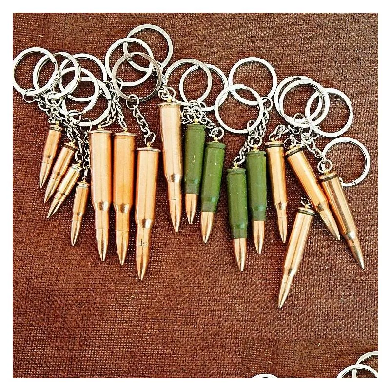 fashion simulation bullet key chain mixed design 25pcs/lot