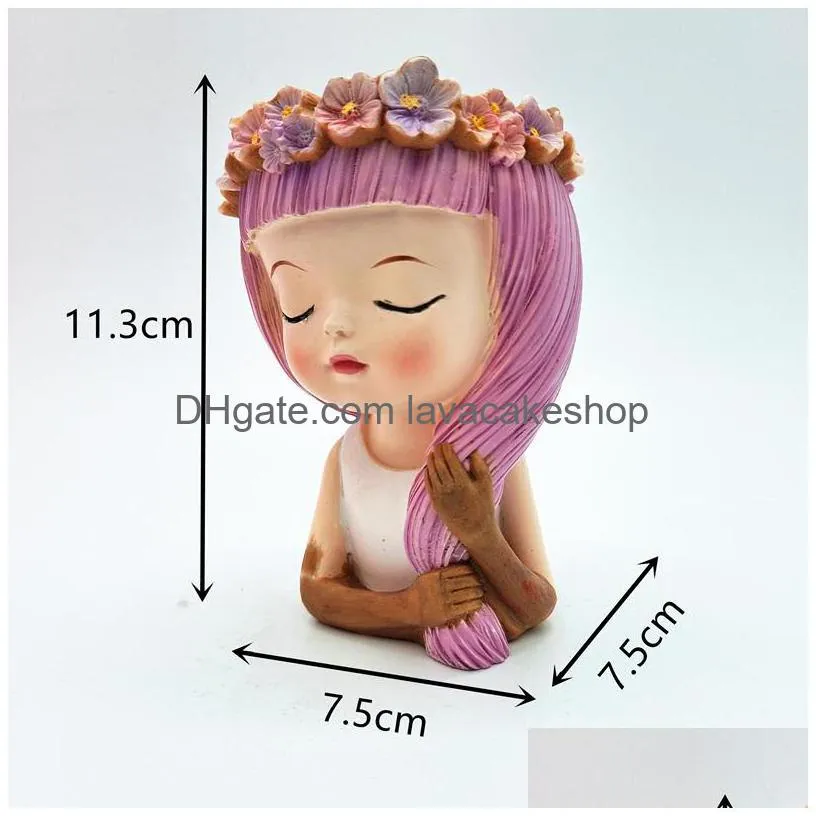 silicone mold 3d flower fairy pot resin gypsum candle concrete crystal glue tool diy handmade crafts ornaments 220531