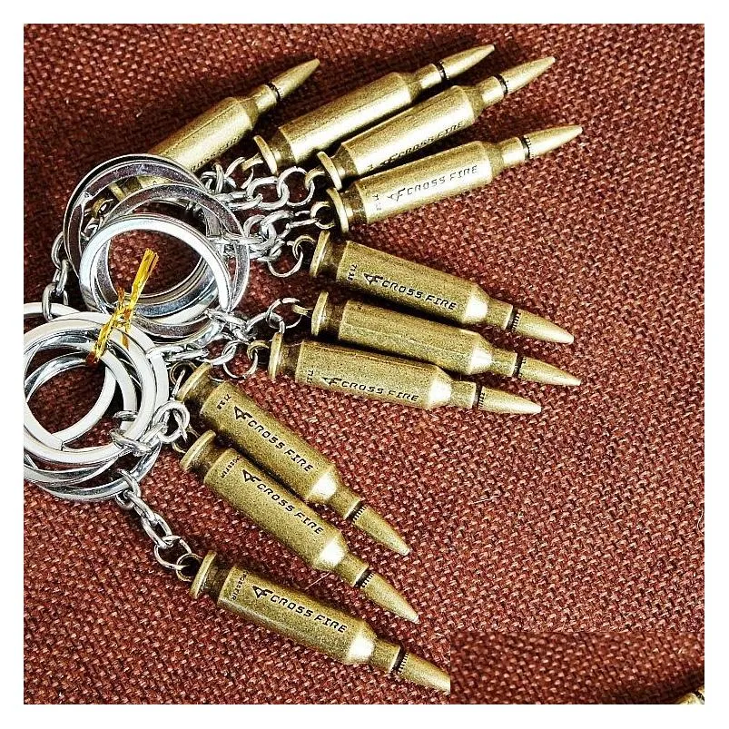 fashion simulation bullet key chain mixed design 25pcs/lot