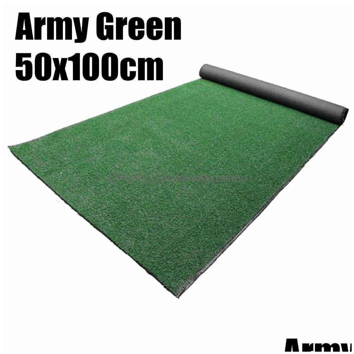 artificial lawn grass green turf carpets garden ornament diy craft artificial fake grass mat for wedding party decoration y0914