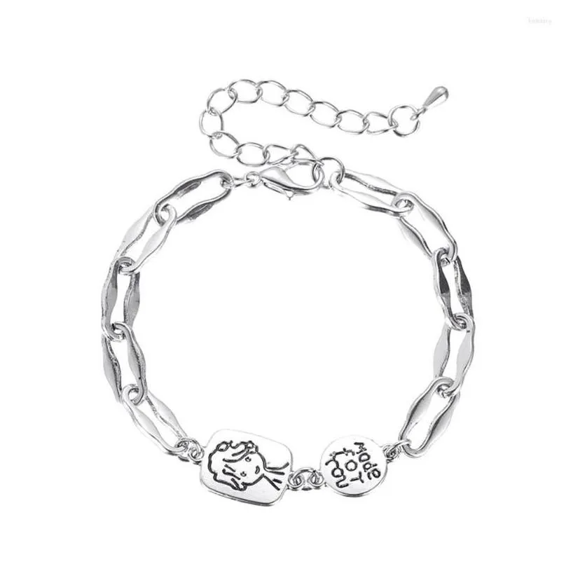 charm bracelets girls hiphop punk bracelet cold wind personality stainless steel double ladies jesus to cross pendant bangles