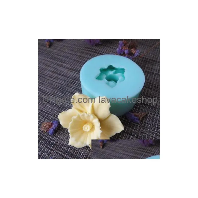 przy hc0089 silica gel 3d molds flowers silicone soap mold flower candle aroma mould making moulds resin clay 220531