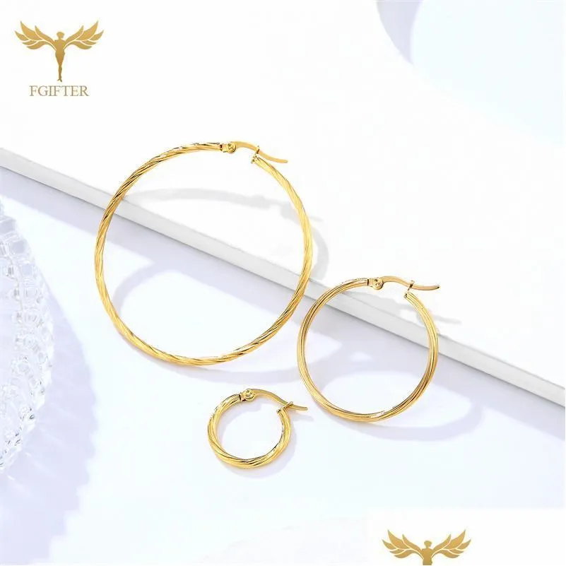 hoop huggie stainless steel african earring for gril circle aretesround gold color fashion lead nickel big jewelry party