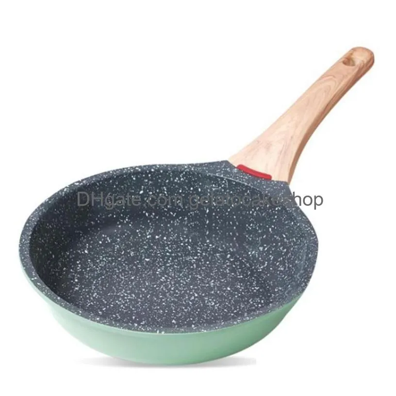 pans kitchen high quality aluminum material frying pan milk and fried steak pots