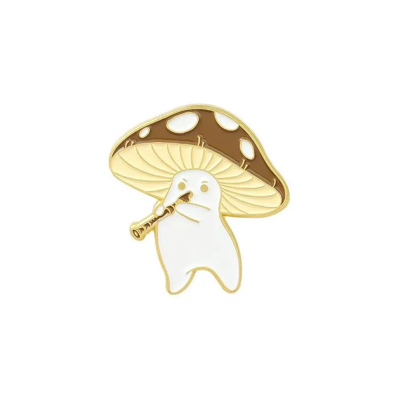 cats concert lapel pin mushroom enamel badges womens anime brooches on backpack mini hijab pins cute decorative badges brooch