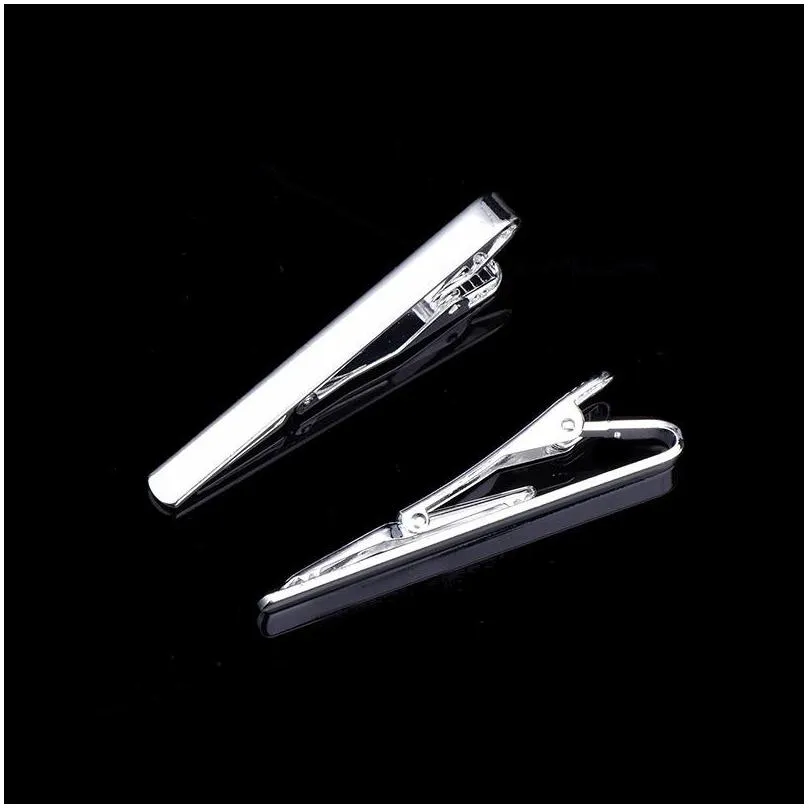 simple metal silver gold tie clip for men wedding necktie clasp clip gentleman tie bar clasp practical tie pin for men jewelry gift