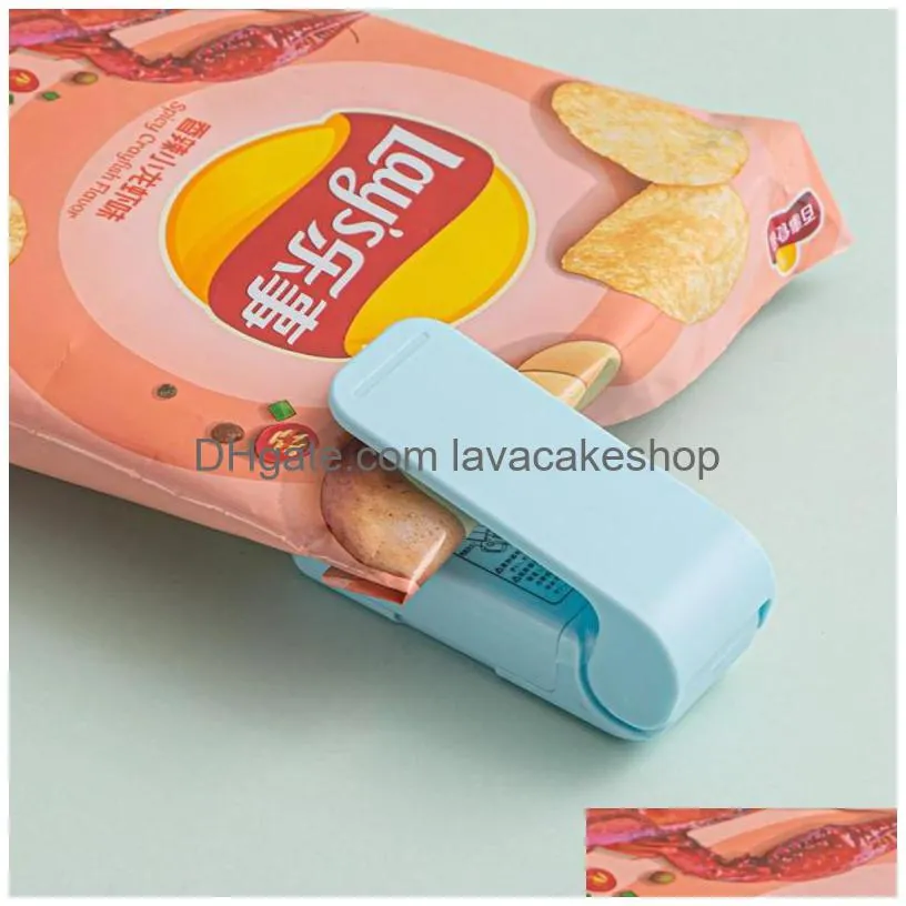 sealer machine bag clips portable heat sealing seal plastic snack packing sealer food preservation kitchen storage