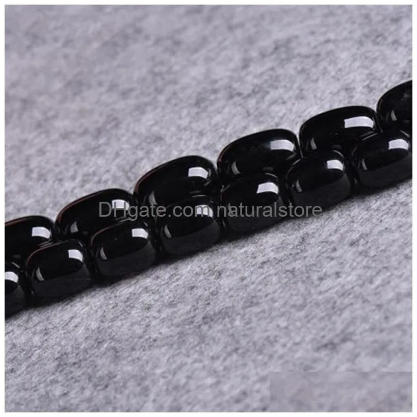 1pc agate loose beads for diy bracelet necklace jewelry making black red color crystal buddha bead