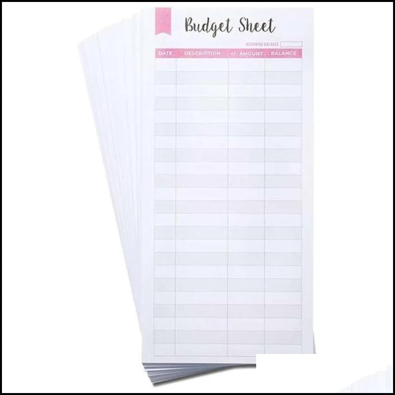 gift wrap 90 pcs expense budget sheets  organizer for a6 binder cash envelope trackers budgeting planner
