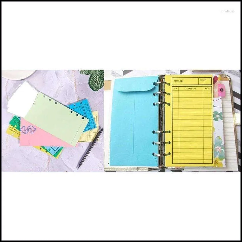 gift wrap 12 budget envelopes card cash envelope system save money various colors vertical layout and perforation