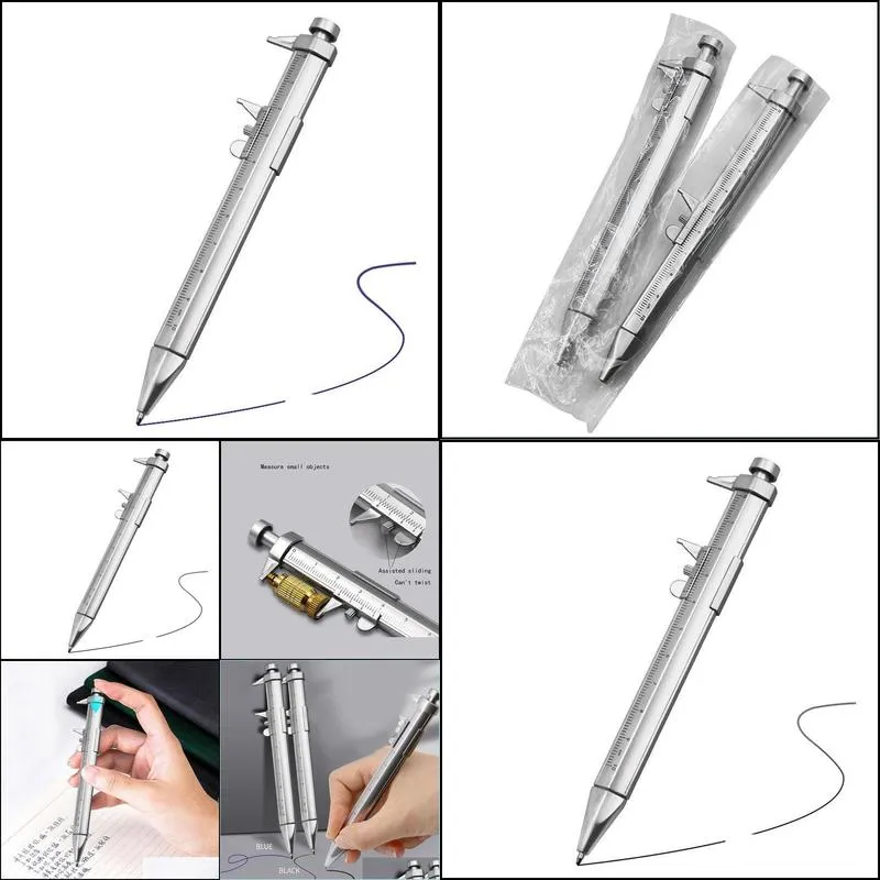 ballpoint pens multifunction 0 5mm caliper pen gel ink vernier roller ball ballpoint school stationery gifts office supplies