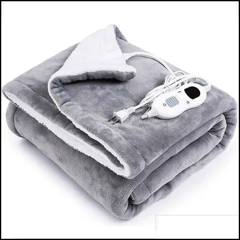 blanket machine washable electric usb warm double bed heater thermostat mattress soft heating warmer rug y2209