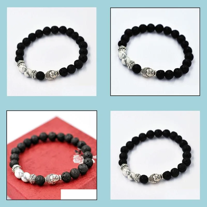 natural tophus buddhist buddha meditation beads bracelets for women men jewelry prayer bead mala bracelet shipping