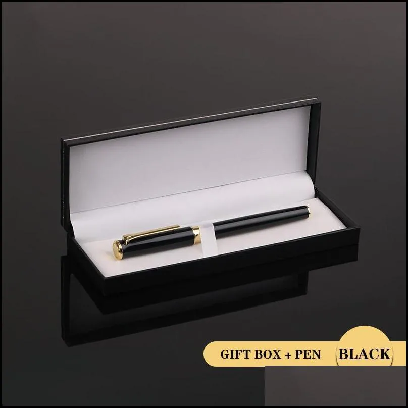 ballpoint pens metal pen gift set 0 5 mm black luxury custom logo advertising ball for school student stationery office