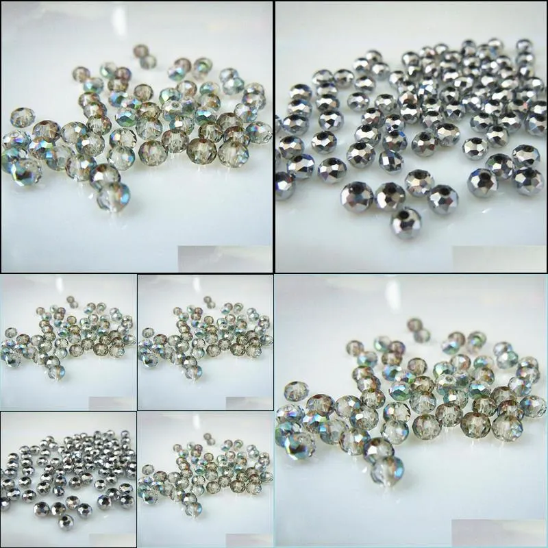 green colors 3x4mm 145pcs rondelle austria faceted crystal glass beads loose spacer round beads jewelry making