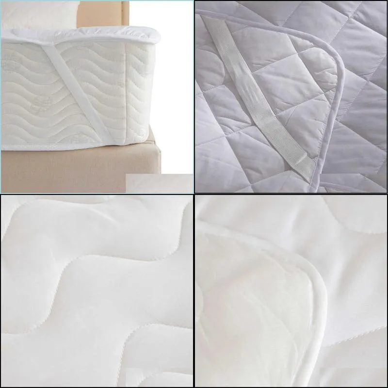 mattress pad quilted anti allergy super soft mattress protector/pad/cover