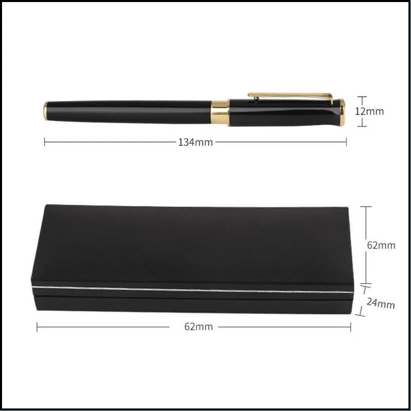 ballpoint pens metal pen gift set 0 5 mm black luxury custom logo advertising ball for school student stationery office