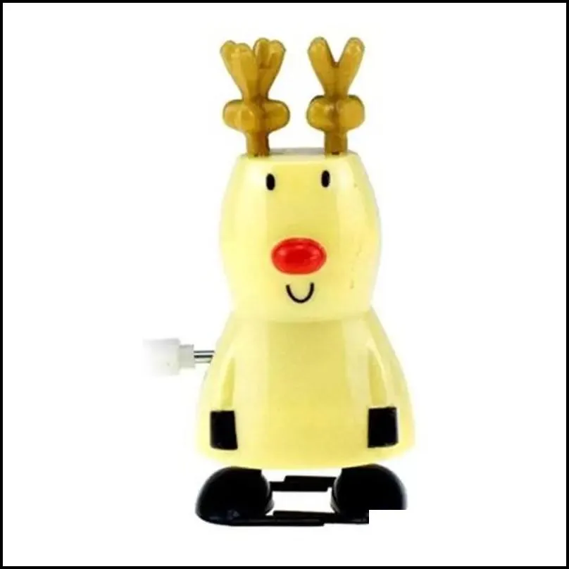 ups electronic pets windup and winding walking santa claus elk penguin snowman clockwork toy christmas child gift toys