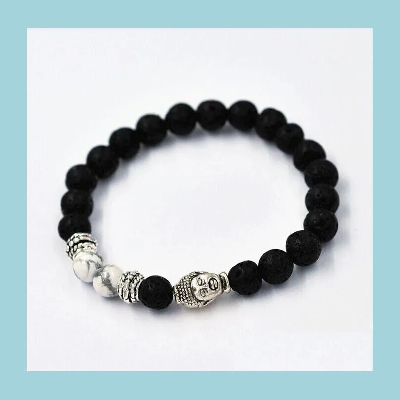 natural tophus buddhist buddha meditation beads bracelets for women men jewelry prayer bead mala bracelet shipping