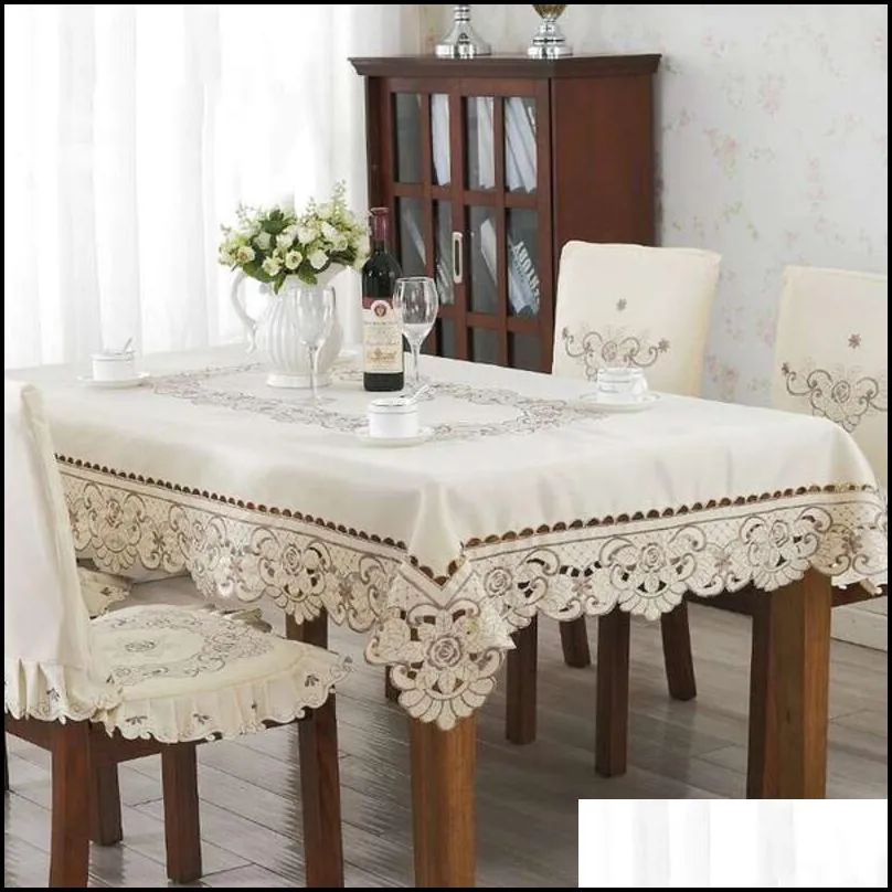 table cloth table cloth table cover lace european garden elegant embroidered dining tablecloth flower peony chair cover wedding dust