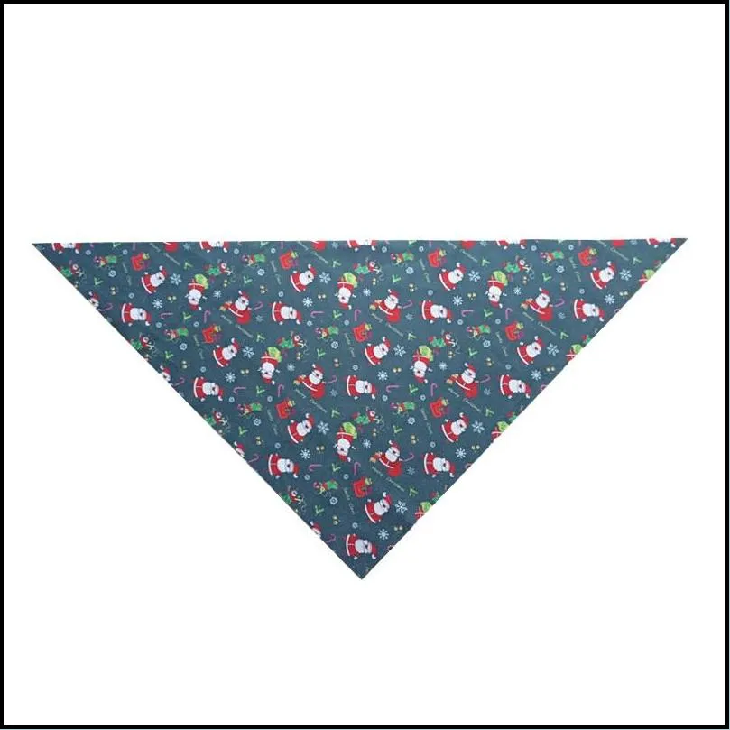 christmas dog bandana snowman pets scarf triangle bibs holiday pets accessories pet bandanas for small medium large dogs