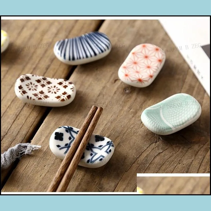 japanese chopstick holder rectangle ceramic chopstick rest colorful pillow chopsticks holder cute flatware stand m dream b zeg