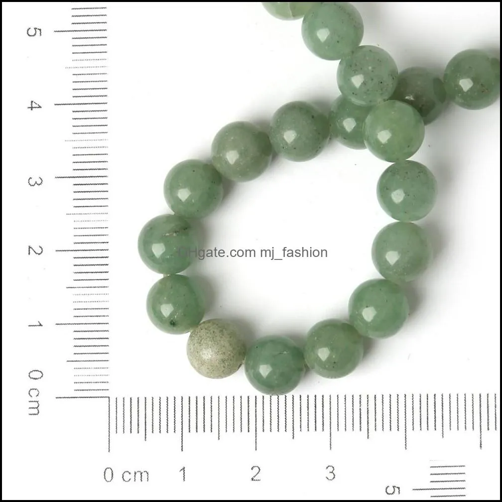 8mm 15``/strand 4/6/8/10mm natural green aventurine stone beads loose spacer beads for jewelry making diy bracelet necklace