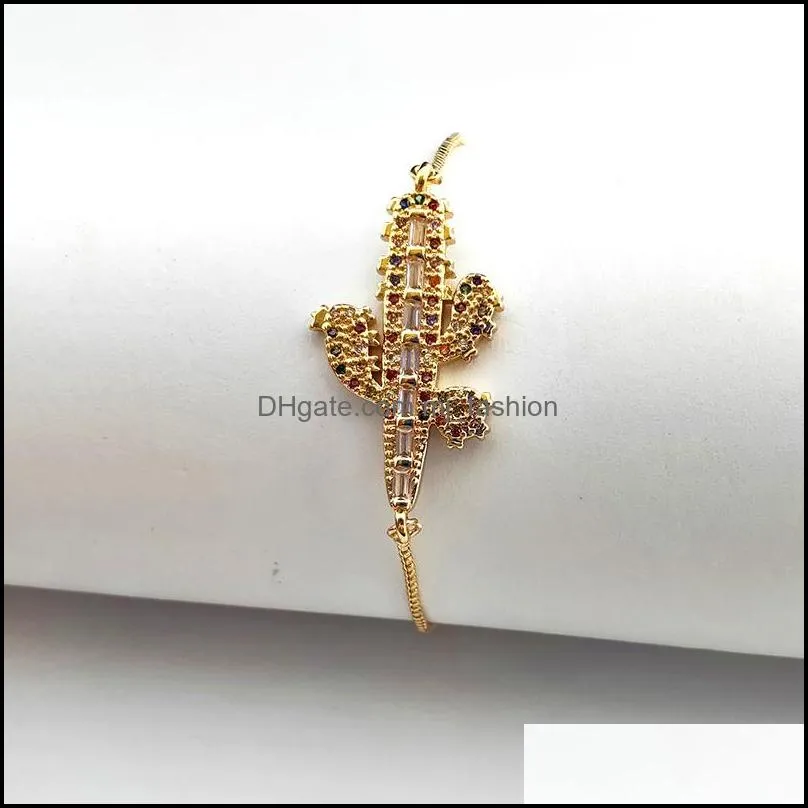 romantic high quality micro pave cz crystal ship anchor/ fishbone charm bracelet for women jewelry gift bg325