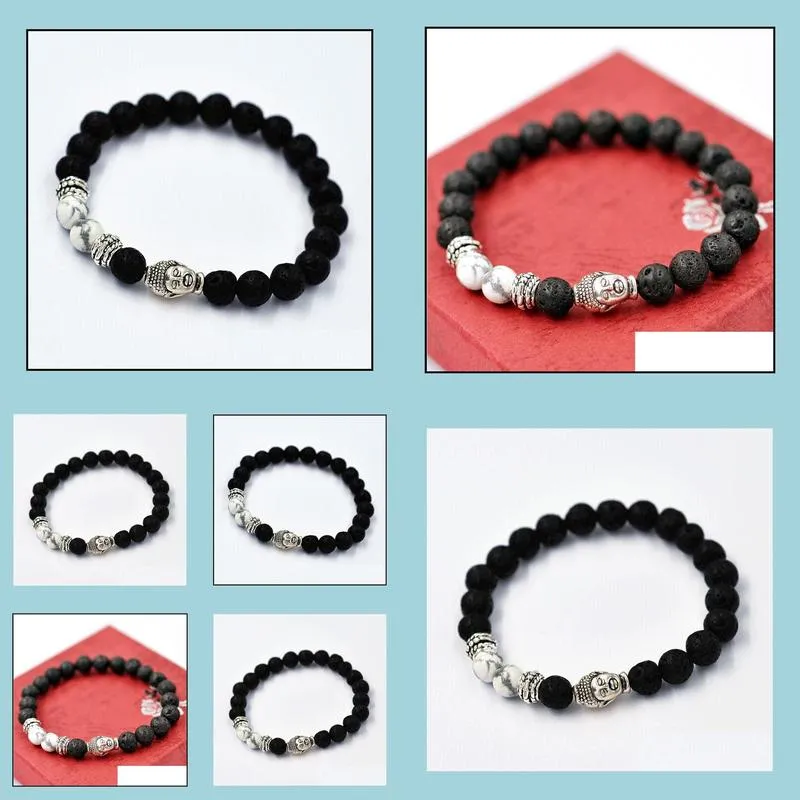 natural tophus buddhist buddha meditation beads bracelets for women men jewelry prayer bead mala bracelet shipping