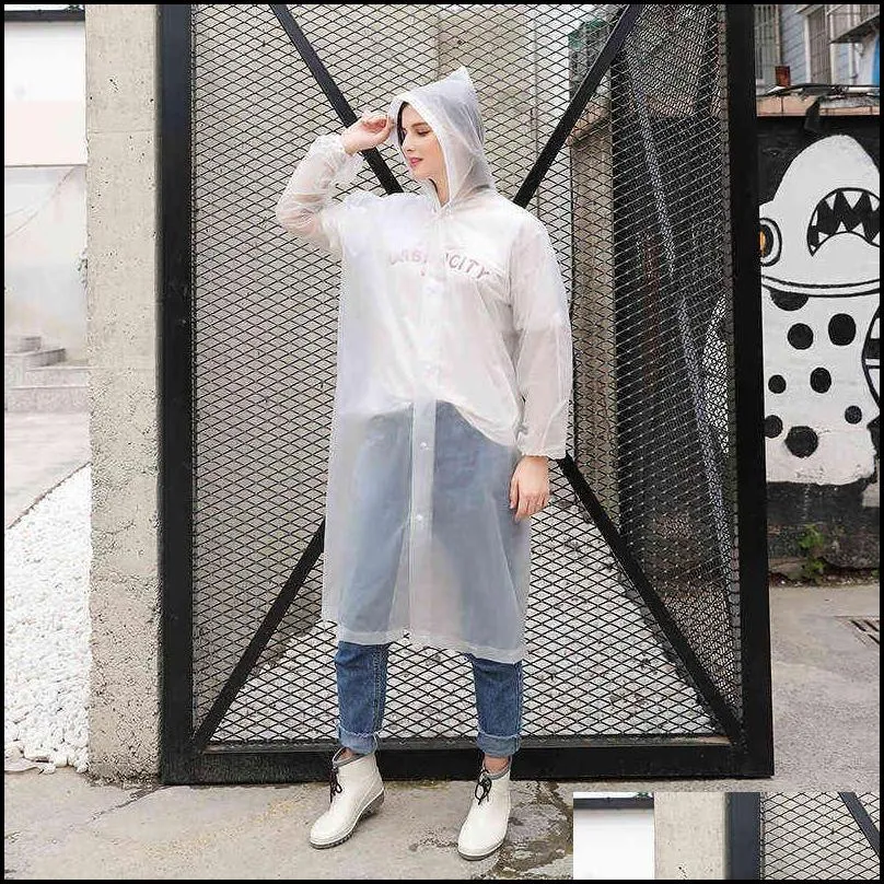 reusable raincoat women rainwear men poncho impenetrable poncho eva rain jacket plastic fashion rain cover hooded capa de chuva