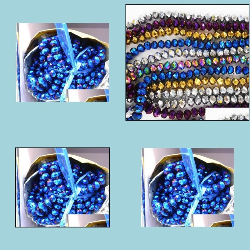 3mm 145 piece/lot bicone crystal beads cut faceted round glass beads