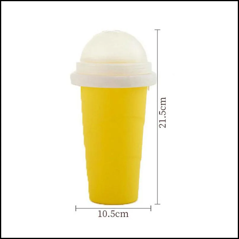 quick smoothies cup homemade milkshake bottle slush and shake maker fast cooling cup ice cream slushy maker bottle 220614