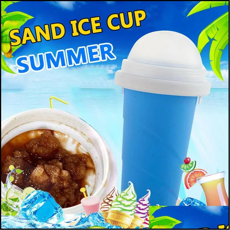 quick smoothies cup homemade milkshake bottle slush and shake maker fast cooling cup ice cream slushy maker bottle 220614