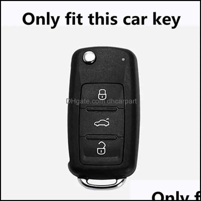 car case cover key bag for vw golf 3 4 5 6 mk4 passat b5 b6 b7 b8 cc polo tiguan mk2 touran jetta 6 bora mk6