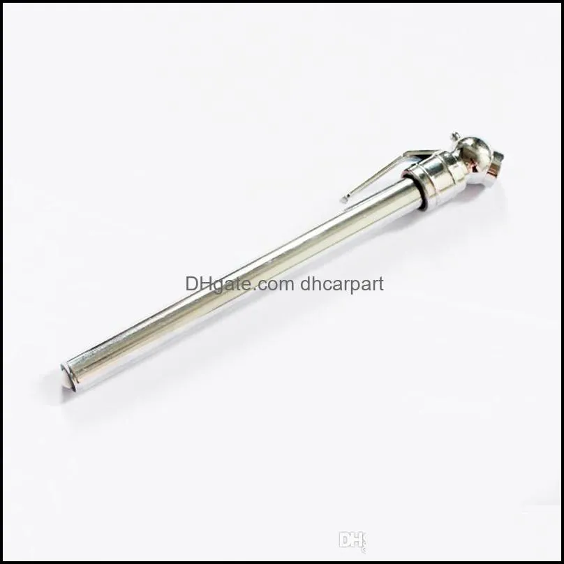 2pc carstyling shop equipment chrome tire air pressure gauge pen 550 psi tool for auto car truck bicycle csl2017