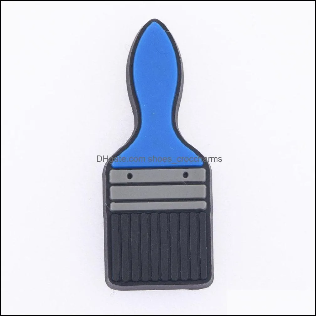 logo shoes channel shoe factory tool soft pvc brand charms fits for clog