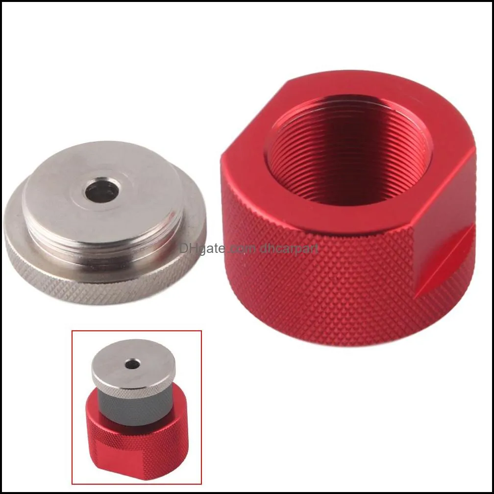 modular solvent trap fuel filter mst baffle/cone cups guide jig drill fixture kit for 1 375x24 cup and end cap aluminum