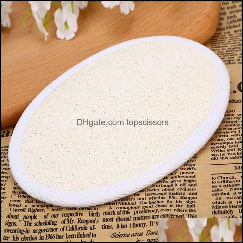 natural loofah bath exfoliating scrub sponge body scrubber exfoliator soft shower cleaning brush back cleaner pad bathing tool