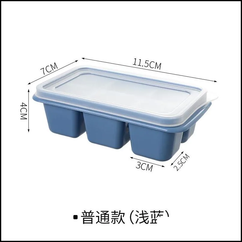 artifact making household silicone tray with lid making box ice cameo cube mold 220610