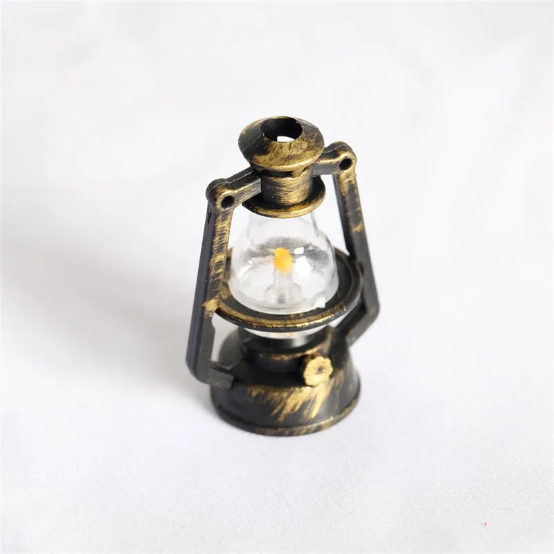 1/ 37x54mm scale mini kerosene lantern doll house decor miniature oil lamp ornaments fairy garden accessorieshome decoration figurines amp miniatures