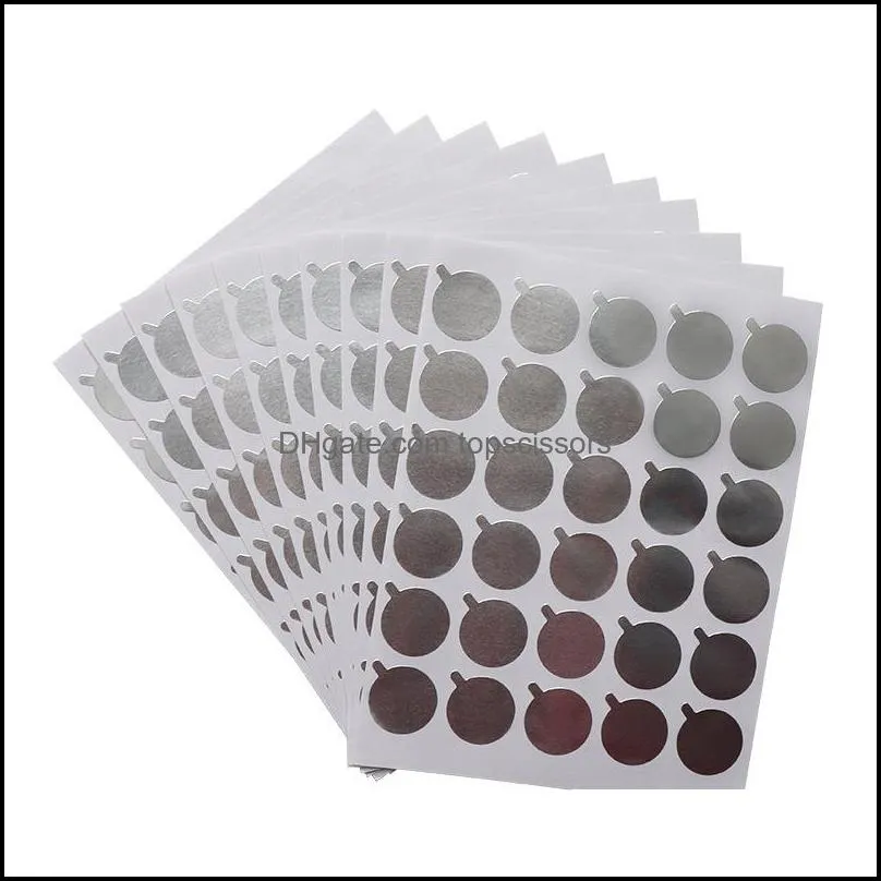 300pcs/set disposable sticker pallet eyelash glue holder paper eyelashes extension pads stickers stand on lash supplies