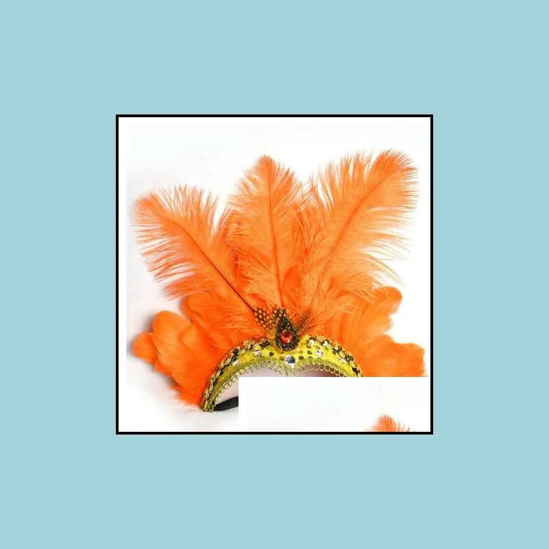 christmas decorations 2021 feather headbands flapper sequin dress accessories costume hairband headpiece women ladies fashion party