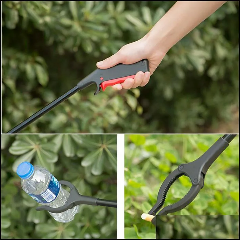 long reach pick up garbage stick helping hand extending arm extension tool trash mobility clip grab claw home garden tools1