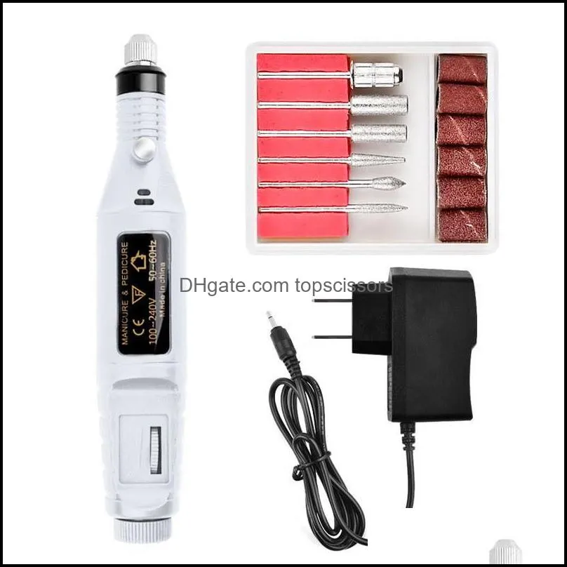 professional electric nail drill machine manicure machine pedicure drill set ceramic nail file nail drill equipment tools